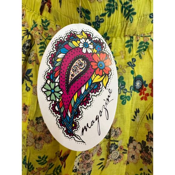 New- Boho Indie Resort Floral Print Jogger Pants – Size Medium - Picture 6 of 7